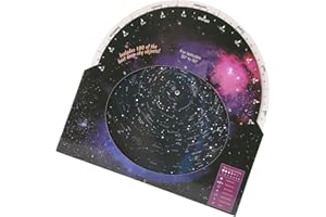 TOPIKY Guía de Mapas de Estrellas para Astronomía, Planisferio Objetivo de Estrellas, Guía de Mapas de Estrellas de Astronomía con 100 Cúmulos de Estrellas, Nebulosas y Galaxias,