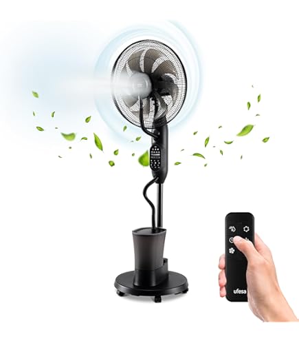 Ventilateur Portable Breezamax - Ultra Silencieux, Rechargeable USB, Avec Télécommande, Couleur Grise