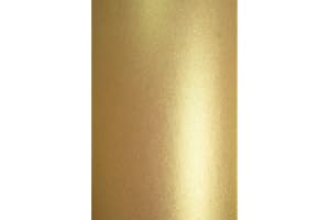 Netuno 20x cartón nacarado color oro rústico DIN A4 210x297mm 300g Aster Metallic Rustic Gold papel con efecto perla bilateral para imprimir tarjetas invitaciones scrapbooking bricolaje manualidades