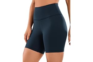 CRZ YOGA Naked Feeling Donne Sensazione di Nudo Yoga Pantaloncini - 10/15/20cm A Vita Alta Allenarsi Biker Pantaloncini