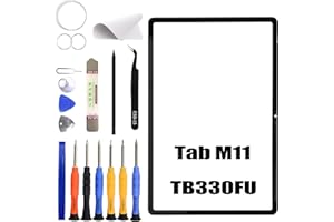 ERYNK Für Lenovo Tab M11 TB330FU Display Glas Frontglas Reparatur Replacement Set [mit OCA Kleber] [No LCD Screen] 11.0 Zoll with Werkzeugsatz