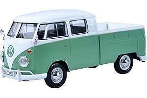 MOTORMAX - MM79343 - Volkswagen Bulli T2 Doppelkabine mit Pritsche 1:24