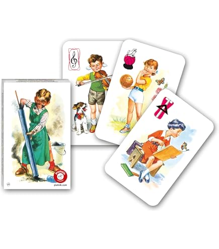 Piatnik Spielkarten Für 7 Familien – Erstes Kartenspiel Für Kinder Ab 4 Jahren Mit Bauernhoftieren