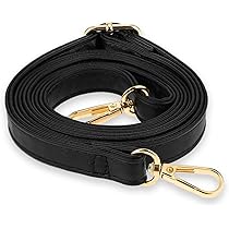 GEEHUA Sangle De Rechange En Cuir Réglable Pour Sac à Main, Sac à Main, Bandoulière Noire Antidérapante (style Classique