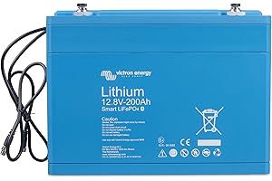 Victron Energy Smart 12.8-Volt 200Ah LiFePO4 Lithium Batterie