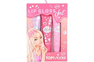 Depesche 13711 TOPModel - Set di lucidalabbra Beauty and Me, set con 3 lucidalabbra nei toni del rosa, con fragranza fruttata