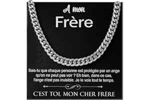 Bramart Collier Cubana pour homme Tu es spécial, je t'aime tellement - Idées cadeaux pour lui à l'occasion d'un anniversaire de Noël - Coffret avec dédicace inclus