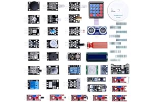 MMOBIEL 37 in 1 Kit moduli sensore Set completo per la maggior parte dei computer a scheda singola compatibile con Arduino IDE UNO R3 Mega Nano compreso tutorial