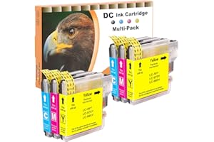 LOSMANN D&C 6X wkłady do drukarki, kompatybilne z Brother DCP-J415W MFC-J220W