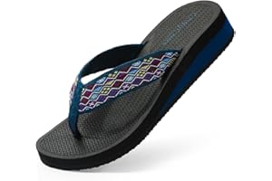 ChayChax Chanclas de Cuña para Mujer Suave Sandalias de Playa Ligero Pantuflas Verano Zapatillas Antideslizante