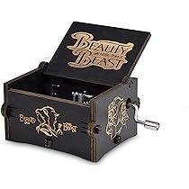 SOFTALK Spieluhr Herzförmig - Retro Musikdose Mit 'Can't Help Falling In Love'