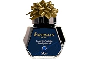 Waterman S0110720 Kałamarz, Niebieski, 50 ml