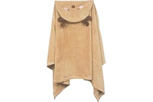 PFIMIGH Kapuzen-Babybadetuch, 70 x 140 cm Korallfleece-Kinderhandtuch, besonders saugfähiges und weiches Waschtuch für die empfindliche Haut von Kleinkindern, 1 Packung