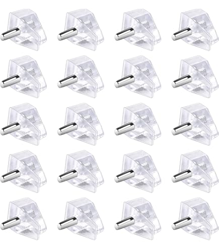 Cyclingcolors 4 X Glass Shelf Support 5 Mm Silicone Rubber Bracket Shelf Support Shelf Pins