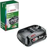 Bosch 1600A005B0 Battery Pack PBA 18V 2.5Ah W-B, 18 V, Black