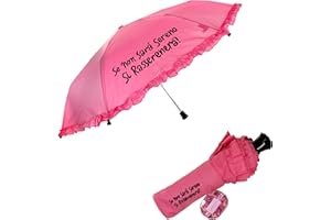 Camomilla Milano Mini Ombrello Pieghevole, Ombrellino Da Viaggio