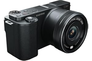 Easypix PowerPro VX6430 Compact System Camera with WiFi, 10x Optical Zoom, Resolution up to 64 MP, 2.8 Inch Display, Microphone Connection