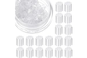 AIYORSE 200 Pcs Silicone Earring Backs, Clear Earring Backs Replacement Soft Post Fishhook Earrings Earring Stoppers Jewelry Accessories for Stud Hypoallergenic Earrings Hoops for Sensitive Ears