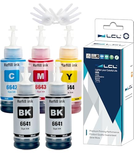 4 Cartouches Encre Jaune Brother LC123Y - Compatibles, Jet D'encre, 10ml