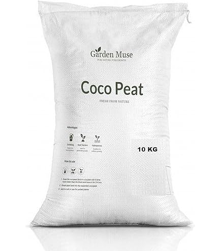 Siddhi Cocopeat - 10 KG Brick Compressed Coco Peat Block