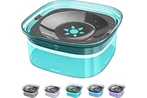 Unipampa Wassernapf für Haustiere 2 L, Hundenapf, langsamer Trinknapf, Wassernapf für Hunde, Wasserspender, Reise Trinknapf, für Hunde, Katzen, Anti-Schwapp, rutschfest, Dog Bowl, Spritzwasserfrei