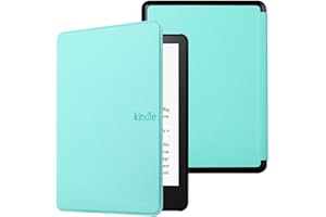 MOKASE Custodia per Kindle Paperwhite 6,8" (11a Generazione 2021), Sottile Custodia Pelle Sintetica Automatica Sveglia/Sonno per Kindle Paperwhite 6,8" & Signature Edition & Kids E-reader 2021, Mint