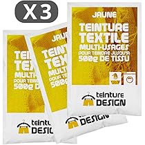 Tintura Tessile Rosso Ciliegia - Confezione Da 3 Bustine - Per Cotone, Lino, Seta - Tintura A Mano O In Lavatrice