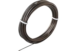 Wazakura Rouleau Fil de 7 m en Aluminium pour Ligaturage Bonsaï, Branche et Tronc - 150 g Fabriqué au Japon - 2 mm Marron