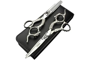 SHARONDS Forbici professionali da parrucchiere, 5,5 pollici da parrucchiere parrucchiere, forbici sottili Suite Hair Salon Hair Cut Scissors