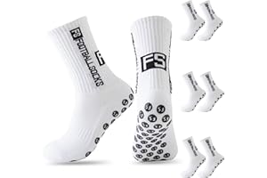 EEPLUYTY Calzini Sportivi Da Calcio, Calzini Sportivi Antiscivolo Da Calcio, Calzini Sportivi Da Calcio Antiscivolo e Antiodore