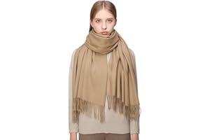 RIIQIICHY Femme Écharpe Pashmina Châle Etole Hiver Mariage Chaud Foulard Grande Longues Écharpes