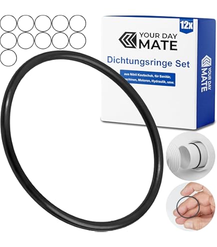 X AUTOHAUX Silicone O-Rings, 34mm OD 27mm ID 3.5mm Width VMQ Seal