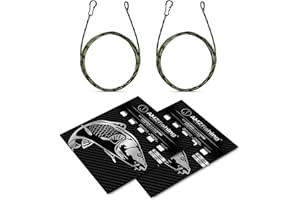 AMZfishing® Leadcore Leadcore Leader 60 cm dans différentes options | ligne de ligne pour pêche à la carpe | Accessoires de pêche (#Multiclip)