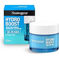 Neutrogena Hydro Boost Gel de agua (50 ml), gel hidratante facial con ácido hialurónico y aminoácidos, 72 horas de hidratació