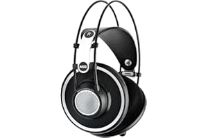 AKG K702 Open-Back Over-Ear Premium Studio Headphones, Reference Grade Sound, Airy and Spacious Soundstage, Precision Crafted