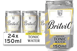 Britvic Low Calorie Indian Tonic Water, 24 x 150ml Can