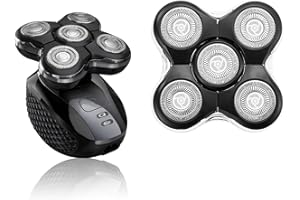 ZATEIRL Testine di ricambio RX5 compatibili con rasoi Remi**ton Balder Pro XR1500, XR1501 e RX5 (1 pezzi)