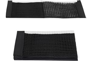 Xinghua Red de tenis de mesa portátil de poliéster y algodón, 2 unidades, red multifuncional para mesa de tenis de mesa, sin 