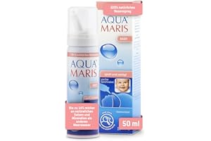 ‎AQUA MARIS Aqua Maris Baby Meerwasser Nasenspray - Nasenspray Baby, Nasenspray Kinder, Meerwasser Nasenspray, Nasenspülung bei Erkältung
