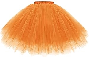 Gardenwed Tutu Damenrock Tüllrock Reifrock 50S Kurz Ballet Tanzkleid tütü Unterrock Rockabilly Petticoat für Karneval Partykleid