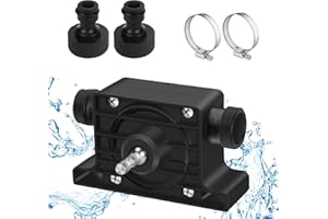 AYIXIWARZ Pompe à Eau pour Perceuse Sans Fil Pompe a Gasoil Mini Pompe de Forage Pompe Perceuse Électrique Pompe Auto-amorçante pour Diesel Huile Liquide Eau Fioul Maison Jardin Mini Piscine Fontain