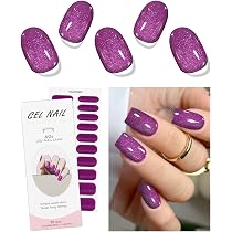 JMEOWIO Nagelfolien Katzenauge Dunkelblau – Selbstklebend, UV-härtend, 20 Stück Set