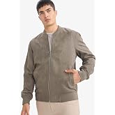 DeFacto Slim Fit S&uuml;et Kolej Yaka Fermuarlı &Ccedil;ift Cepli Mevsimlik Bomber Mont Ceket A3866AX26SP