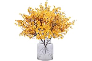 N&T NIETING Gypsophila konstgjorda blommor, 12 st konstgjorda blommor med en verklig touch för gör-det-själv bröllopsbukett, festligt blomarrangemang för bordet och heminredning