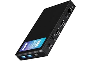 Mele Quieter4C Mini PC senza ventola Pro 16GB LPDDR5 512GB ROM Micro PC Alder Lake N100 (fino a 3,4 GHz) PC a fattore di forma ridotto USB-C 2 X HDMI 4K@60 Triplo display Computer desktop