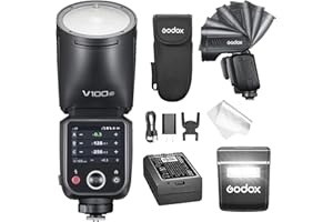 Godox V100C Camera Flash Speedlite, V100 C 100W Touch Screen Flash, HSS 1/8000s Sync,Compatible with Canon EOS R RP R5 R6 R5 Mark II,R6 Mark II, 90D 750D, 5D Mark IV, 6D Mark II M50 M3