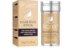 ZOXPM Wax Stick Hair, 75g Cera Pelo para Hombre Mujer No Grasa Barra De Cera Para El Cabello, Pomada de Peinado para Pelucas, Pelos Sueltos, Encrespamiento, Cabello de Bebé