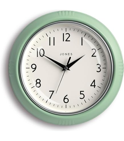 Topkey Stille Wandklok Keuken 9 Inch Retro Niet-tikkende Decoratieve Slaapkamer Kantoor Wandklok - Oranje Geel Topkey Stille Wandklok Keuken 9 Inch Retro Niet-tikkende Decoratieve Slaapkamer Kantoor Wandklok - Oranje Geel