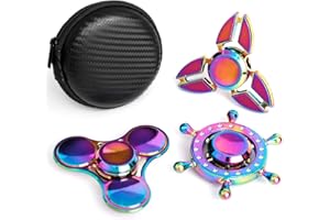 ANZMTOSN Fidget Spinner Cube Fidgetwürfel Handkreisel Fingerspielzeug Anti Stress Kinetic Schreibtischspielzeug Office Metal Spinner Antistress Würfel Finger Spielzeug Stressabbau klein Gadget Kinder Junge