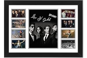 ALLSTARMEDIA Arctic Monkeys Autogrammposter mit Autogramm, Musikband, Wanddekoration für Fans oder Sammler, limitierte Auflage, Fanartikel, Erinnerungsstücke (gerahmt, A3 (16 x 12–42 x 30 cm)